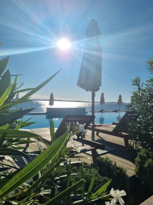 Sunny Sky Punta Skala, See View, 75 M To The Beach بيتريتْشاني المظهر الخارجي الصورة